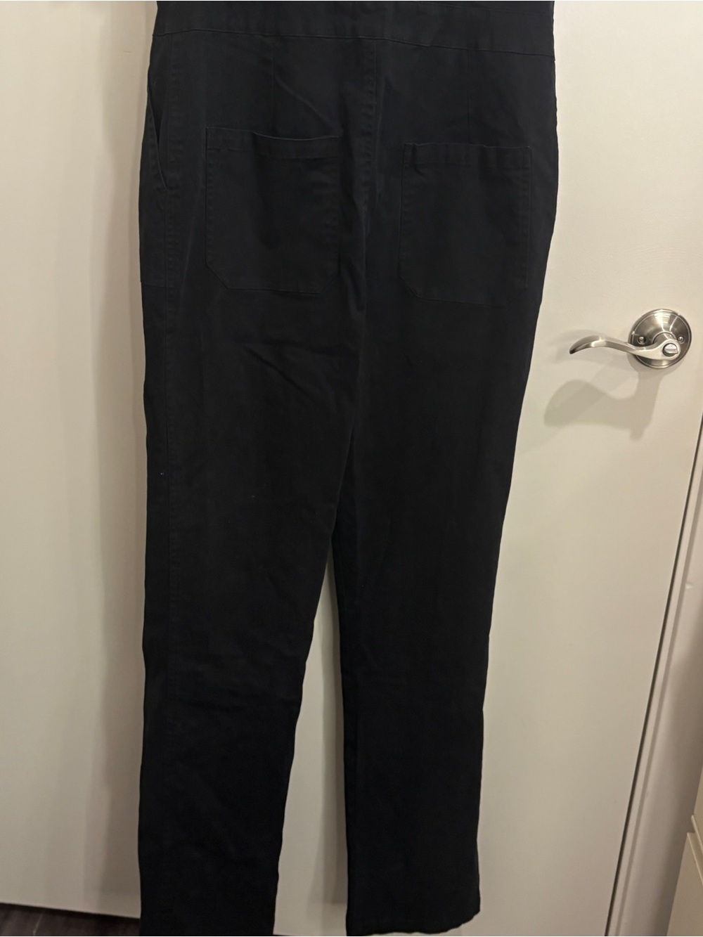 ATWYLD Pit Crew Jumpsuit Black Utility Coveralls Short Sleeve Women’s L USA Chic - Picture 15 of 15
